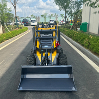 Mini-chargeuse compacte hydraulique chinoise à vendre avec attache de godet