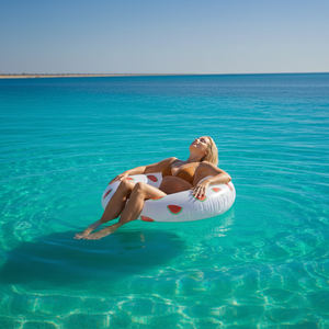 Tubo da Nuoto Ecologico in PVC Multi-Misura, Ciambella Gonfiabile a Forma di Sirena o Anguria per Piscina, Anello Galleggiante per Bambini - Product Image 4