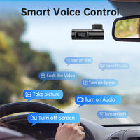 AZDOME M330Max 5G Wifi APP Contrôle Voiture Dvr Adas AI Vision Nocturne Double Lentille Dash Cam Avant et Arrière 4K