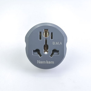 VGT Universal Electrical Travel <strong>Adapter</strong> Pin Power Plug 16A BS Plug 16amp Plug <strong>Switches</strong> and <strong>Sockets</strong> Manufacture Single Pole - Product Image 2