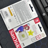 Cartes mémoire sous licence Nintendo SDSQXAO en gros d'usine pour Sandisk pour Nintendo Switch en plastique