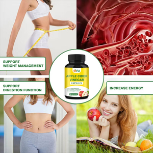 Capsules de vinaigre de cidre de pomme OEM ODM, soutien immunitaire, digestion, énergie, beauté, produit pour la perte de poids, complément alimentaire - Product Image 6