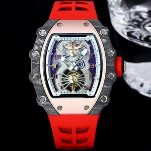 Reloj de Alta Relojería con Diseño Ligero, Fibra de Carbono en Contraste, Lujo Mecánico, Arte y Innovación Estructural - Product Image 1