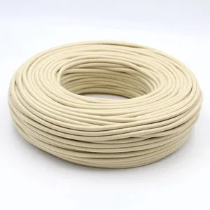 250V 2 Core 3 Core Vintage Fabric Textile Covered Flex Electrical Wires Cables