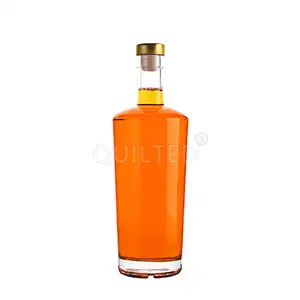 750Ml 700Ml Doorzichtige Distilleerderij Glazen Sterke Drank Fles Voor Wodka Gin Rum Alcohol Whisky Tequila Likeur Brandewijn Likeur