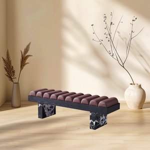 เก้าอี้รับประทานอาหารไม้โอ๊คสีดำที่ทันสมัยหรูหราพร้อมแพคเกจสีกาแฟนุ่มสติกเกอร์หินอ่อนสำหรับรับประทานอาหารทั้งห้องนั่งเล่นเฟอร์นิเจอร์ในบ้าน - Product Image 1