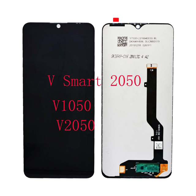 V Smart 2050 Mobile Phone LCD With Touch Screen for ZTE Blade 10 Prime V1050 V2050 Display