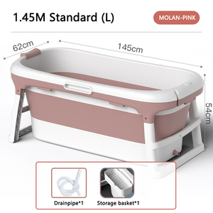 Baignoire pliante pour adultes, la plus grande, 1580 mm, en plastique, portable, très vendue, pour bébés et adultes - Product Image 2
