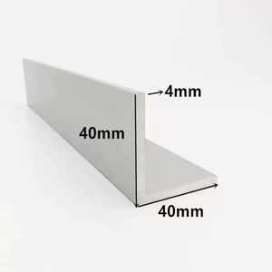 Profilé en aluminium extrudé en forme de L personnalisé 40x40, série 6000, services de pliage, de découpe et de soudage - Product Image 3