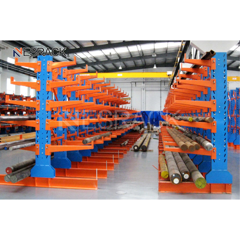 Fbc Rack Heavy Duty Adjustable Steel Cantilever Racking System 500 kg Capacity ...