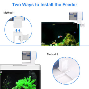 Distributeur automatique de nourriture pour aquariums, distributeur intelligent à minuterie, affichage numérique, distributeur de nourriture pour poissons rouges, design cylindrique de grande capacité - Product Image 4