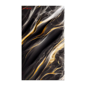 Panneaux muraux en PVC effet marbre, haute brillance, écologiques, ignifuges, modernes, pour cuisine, salon, salle <span class=keywords><strong>de</strong></span> bain, salle à manger, imperméables et résistants aux UV - Vente chaude - Product Image 2