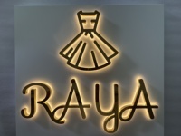 Enseigne LED personnalisée, publicité rétroéclairée, logo de bureau en métal doré, lettres d'enseigne, enseigne LED intérieure et extérieure, enseigne murale 3D LED