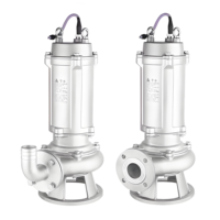 Système de pompe submersible haute pression JIABO JB-WQ pour le contrôle des inondations et des eaux usées 15/3/2.2 Kw 220V Câble de 10m 1