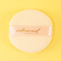 Bouffée de maquillage de différentes couleurs bouffée de poudre de forme ronde bouffée de coton de soins de la peau pour la poudre de miel