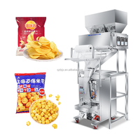 Machine d'Emballage Verticale Automatique Multifonction pour Biscuits, Popcorn, Snacks, Chips de Pommes de Terre et Bananes, avec Scellage et Injection d'Azote