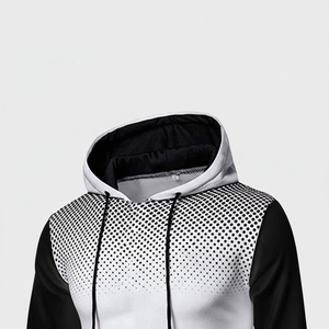 Survêtement deux pièces de style sweat à capuche de haute qualité pour homme Logo personnalisable Confortable Training/Fitness Solid Winter Plus Size - Product Image 1