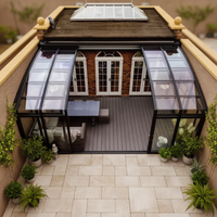 Pods de véranda Sunnyjoy au design moderne, portables, préfabriqués, rétractables pour hôtel et villa