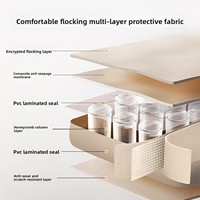 Matelas pneumatique gonflable pour le camping, pliable, pour la maison et les pique-niques en plein air, avec pompe à air intégrée et revêtement floqué