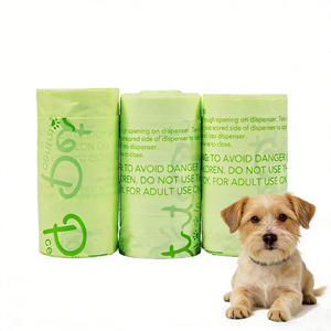 Custom Biodegradable Dog Poop <b>Bags</b>, EN13432 Certified <b>Compostable</b> Pet Waste <b>Bag</b> - Product Image 1