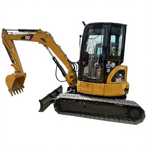 Mini-excavatrice d'occasion CAT 305SR, 5 tonnes, excavatrice hydraulique sur chenilles d'occasion avec godet de 0,2 m³ - Product Image 1