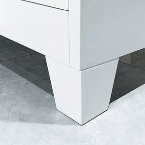 Hochwertige moderne Küchen schränke aus Metall und Glas mit stehenden Füßen, eigenständiger visueller Aufbewahrung und offener Aufbewahrung - Product Image 6