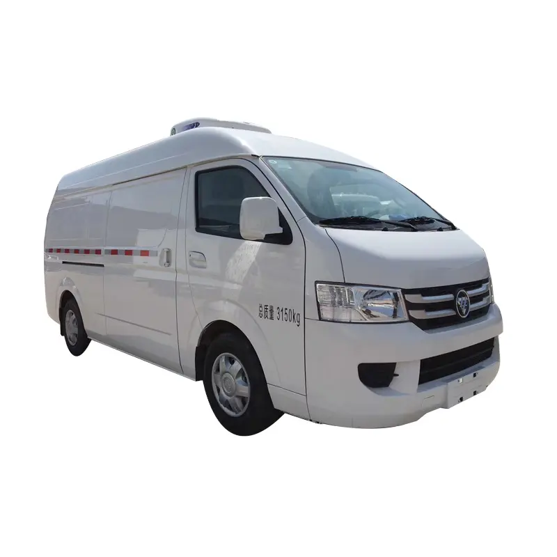 100% quality guarantee donfeng 4x2 cooling van box truck refrigerated mini cargo van for sale