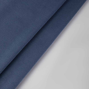 Tela de Jersey de Poliéster de 230 g/m², Textura de Canalé 1x1, Teñido Liso, Suave, Estable, Peso Medio, para Prendas Deportivas, Vestidos y Cuellos - Product Image 3