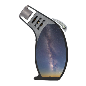 Vente flash Nouveautés fantaisie Logo personnalisé Briquet à flamme unique en plastique coupe-vent pour les voyages et l'extérieur - Product Image 2