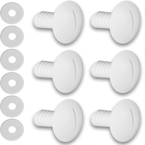 Kit de 12 Piezas de Tornillos para Ruedas de Limpieza de Piscinas Polaris 280/180 C55 y Arandelas C64 - Product Image 2