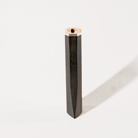 Manche de couteau en bois fait main, finition mate, design minimaliste pour la cuisine, en bois d'ébène / bois de fer / frêne, vente en gros 2026