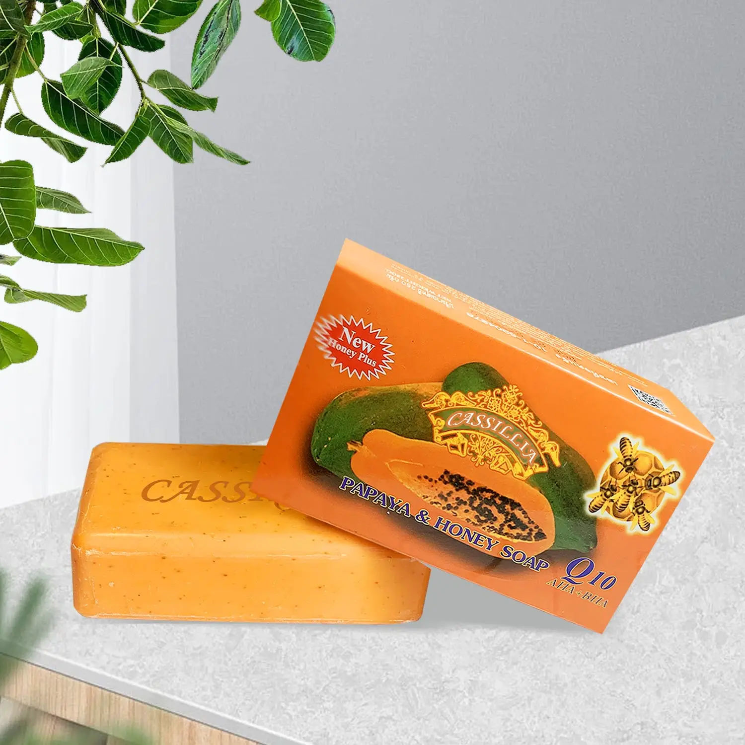 Bellezza fragranza a lunga durata penetrazione profonda non grassa sapone nutriente per la pelle fabbrica Papaya miele acido cogico sapone sbiancante