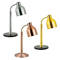 Guangzhou HADI Commercial Acier Inoxydable Double Alimentaire Lampe Chauffante CE Certifié Restaurant Argent Réchauffeur de Nourriture pour Buffets Hôtel Utilisation