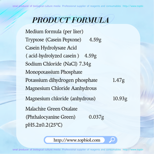 Milieu de culture Rappaport-Vassiliadis, modification pour l'isolement sélectif de la Salmonella, 1 <span class=keywords><strong>tube</strong></span> de S1006 doit être ajouté par... - Product Image 5