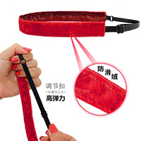 Bandeaux de sport scintillants pour femmes et filles, antidérapants, élastiques, brillants, réglables, pour la course, la danse, la gymnastique, accessoires pour cheveux