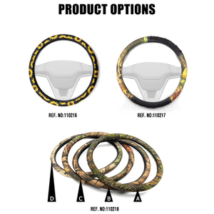 Gran agarre antideslizante diseño Material de tela cubierta para volante de coche 36cm/38cm/45cm tamaño para camiones - Product Image 6