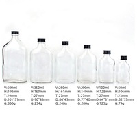 Bouteille en verre sodocalcique de 250 ml en gros, idéale pour les jus de fruits, le lait, le thé et les boissons enzymatiques, avec couvercle en aluminium