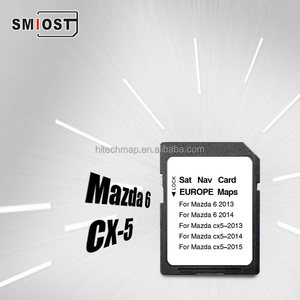 Smiost 8GB <span class=keywords><strong>GPS</strong></span> cập nhật bản đồ <span class=keywords><strong>Tom</strong></span> hệ thống định vị phần mềm SD thẻ nhớ cho Mazda CX5 6 1L Châu Âu - Product Image 1