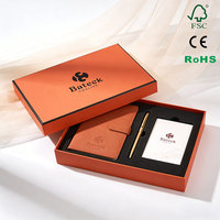 Boîte cadeau en carton rigide de qualité supérieure, avec couvercle et base, en 2 parties, pour invitations d'affaires et souvenirs