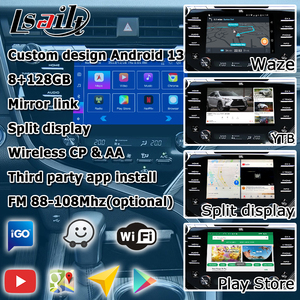 Boîtier d'interface Android 13 Carplay pour Toyota Camry Avalon V70 Navigation 2018-2021 Interface vidéo par Lsailt - Product Image 3