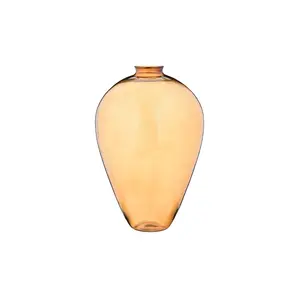 定制高彩色硼硅酸盐单花穆拉诺艺术玻璃瓶花瓶
