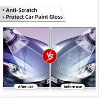 XFLOW PPF 1.52*15M/Rollo, Vinilo para Envoltura de Automóviles, PPF Transparente Autoadhesivo, Protección de Pintura Antiamarillamiento, Película Protectora para Automóviles