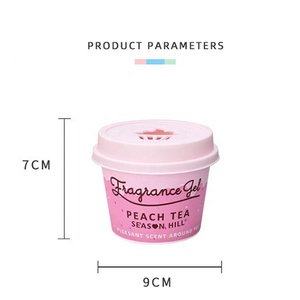 Diseño de embalaje de helado, Gel desodorante para baño, ambientadores para hoteles, bálsamo de aromaterapia para coche personalizado para casa duradera - Product Image 2