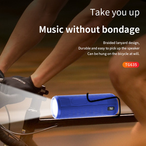 Đèn Pin Chống Nước Ngoài Trời Đài Phát Thanh TG635 Fm Loa Đèn Âm Nhạc Ngoài Trời Thể Thao Sạc Được Gắn Xe Đạp Không Dây - Product Image 4