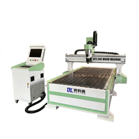 Machine CNC industrielle robuste pour le travail du bois, 3 axes, commande Syntec, changeur d'outils automatique, routeur