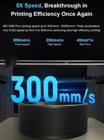 Mingda MD-1000Pro+ Printer 3D FDM Kecepatan Tinggi Ukuran Besar 1000mm dengan Auto Leveling untuk Pencetakan Peredam Kejut Mobil