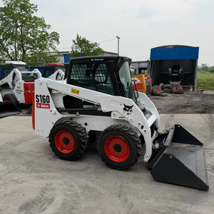 Cargadora Compacta Usada <span class=keywords><strong>Bobcat</strong></span> S160, Minicargadora de Ruedas <span class=keywords><strong>S130</strong></span> S185 S300 S450 para Construcción, Agricultura y Remoción de Nieve - Product Image 3