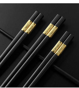 Juego de palillos reutilizables asiáticos de 5 pares de alta calidad, palillos de Sushi de Color de fibra de vidrio, Material plástico para comida de Camping - Product Image 5