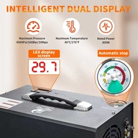 Compresseur d'air automatique TUXING de haute qualité 800W 110V/220V 4500psi 30mpa 300bar pour sports de plein air et paintball