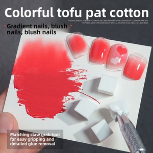 แปรงทำเล็บแบบไล่สีขนาดเล็ก พร้อมฟองน้ำบล็อกแบบเปลี่ยนได้ ปากกาเนื้อนุ่มสำหรับไล่สี ทำเล็บมือแบบไล่เฉดสี ใช้ในร้านทำเล็บ อุปกรณ์สำหรับเกลี่ยสี แต่งเล็บ และขัดเงา - Product Image 5